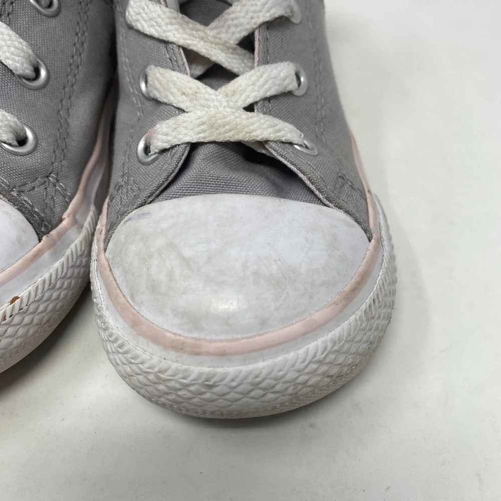 Converse Shoes Chuck Taylor One Star Sneaker Gray and Pink‎ Toddler Girl Size 9